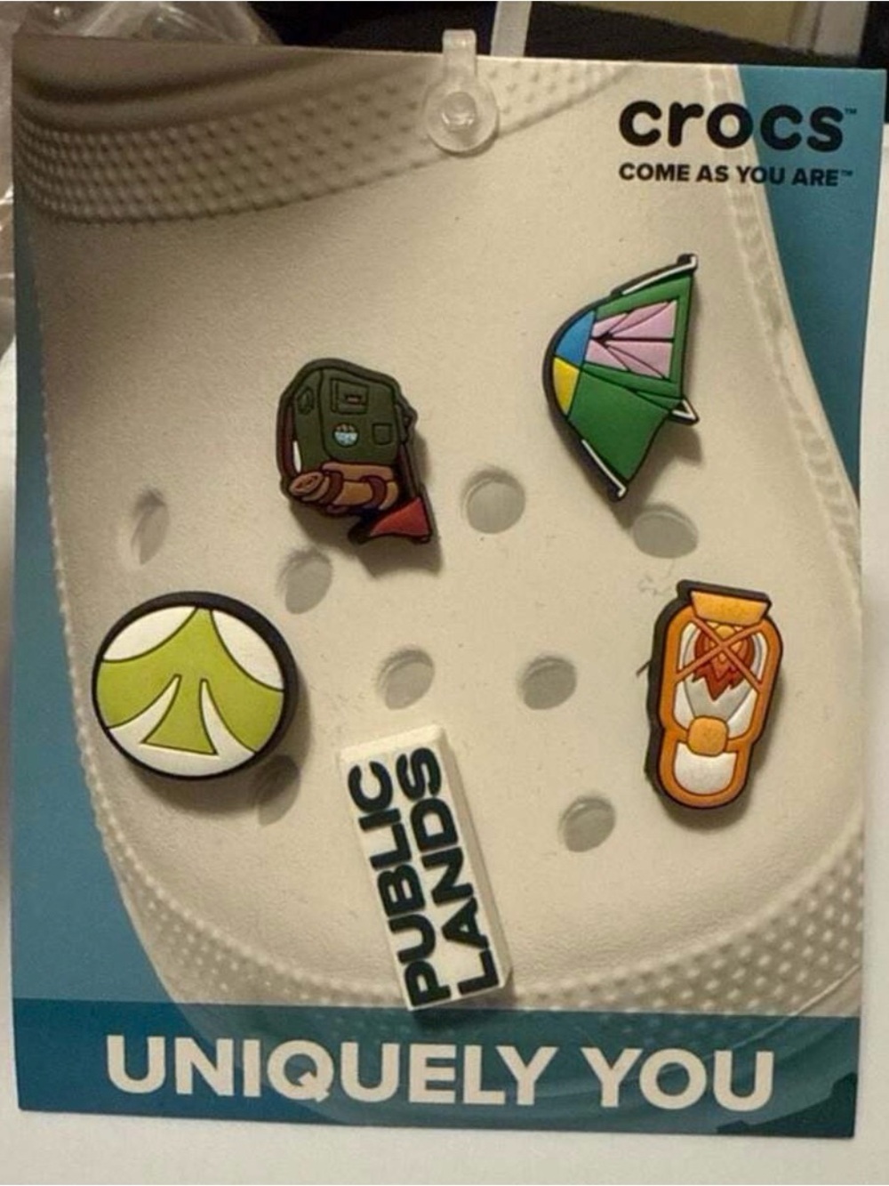 Crocs Jibbitz Charms Public Lands 5-Pack Camping Outdoors